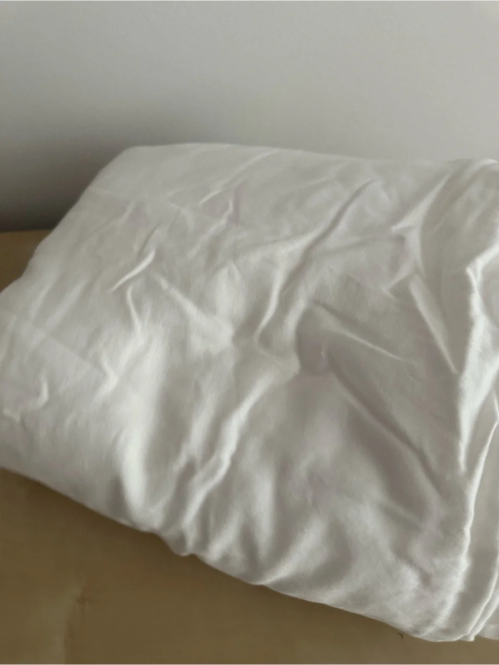 Nestwell  Full Queen Size White Cotton Duvet Cover Sateen Diamond Luxury Bedding